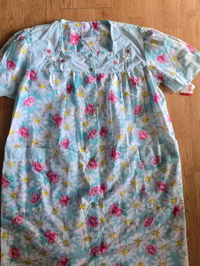 Bernette NWT Floral Patio Dress Cottagecore Grandmacore Daisy‎ Large